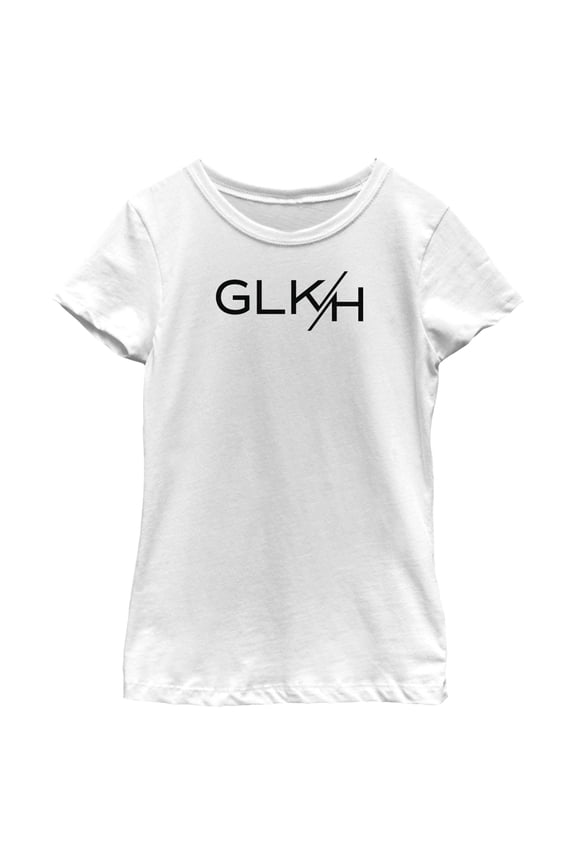 Girl's She-Hulk: Attorney at Law Black GLKH Logo Graphic Tee White Medium