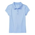 thumbnail image 1 of Girl's Short Sleeve Stretch Pique Polo Shirt (Sizes, S-2XL), 1 of 4