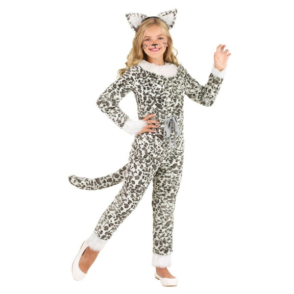 Girl's Snow Leopard Costume