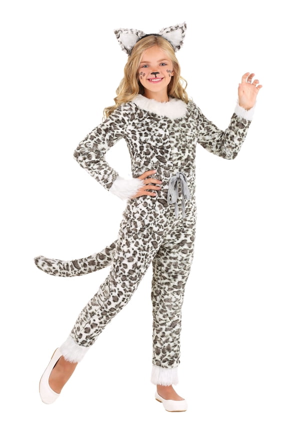Girl's Snow Leopard Costume