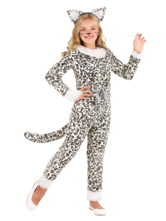Girl's Snow Leopard Costume