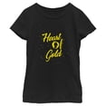 thumbnail image 1 of Girl's Snow White and the Seven Dwarfs Heart of Gold Quote Graphic Tee Black Medium, 1 of 4