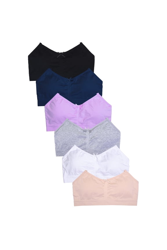 Girl's Soft Seamless Crop Bralette Training Bra