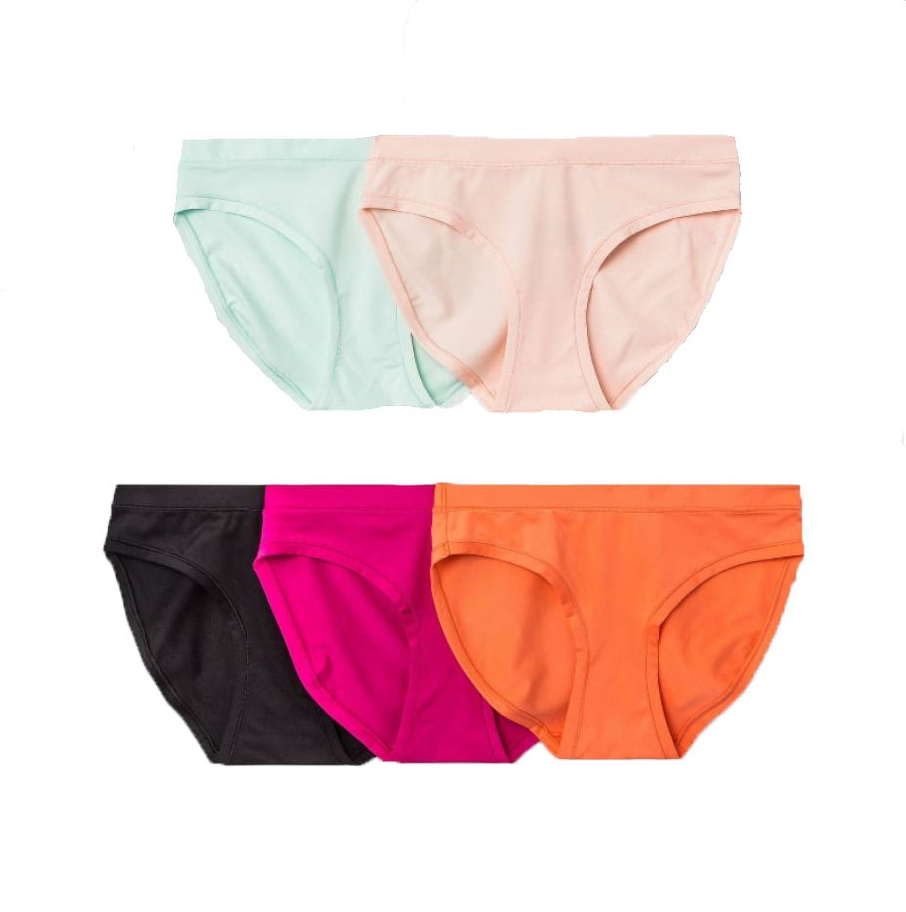 5-Pack Microfiber and Lace Bikini Panty - Multicolor