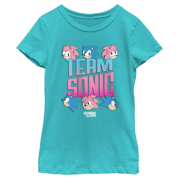 Girl's Sonic the Hedgehog Retro Teammates  Graphic T-Shirt