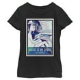thumbnail image 1 of Girl's Soul Music Is My Spark  Graphic Tee Black X Small, 1 of 4
