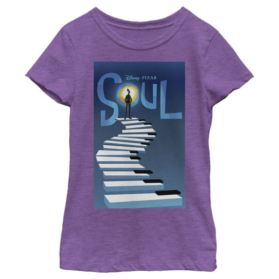 Girl's Soul Official Poster  Graphic Tee Purple Berry X Small