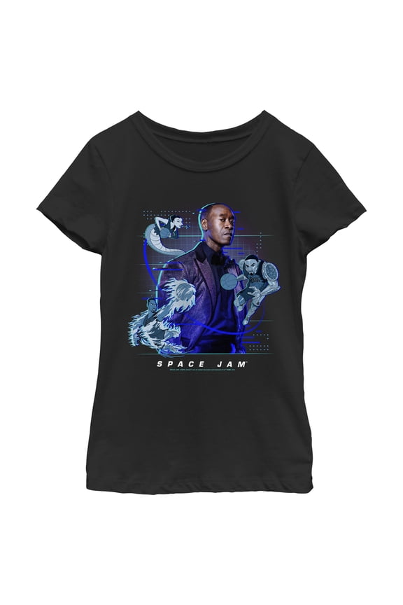 Girl's Space Jam: A New Legacy Al-G Rhythm  Graphic Tee Black Medium