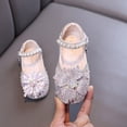 thumbnail image 1 of Girl's Sparkling Princess Dress Shoes Mary Jane Children's Ballet Flat Shoes Wedding Party, 1 of 7