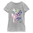 thumbnail image 1 of Girl's Spider-Man: Into the Spider-Verse Rainbow Watercolor  Graphic T-Shirt, 1 of 4