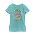 thumbnail image 1 of Girl's SpongeBob SquarePants Patrick 8th Birthday Graphic Tee Tahiti Blue X Small, 1 of 3