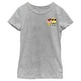 thumbnail image 1 of Girl's SpongeBob SquarePants Small Patrick in Heart-Shaped Sunglasses Graphic Tee Athletic Heather X Small, 1 of 5