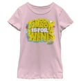 thumbnail image 1 of Girl's SpongeBob SquarePants Sponge on the Run Tomorrow is for Weenies  Graphic Tee Light Pink Medium, 1 of 3
