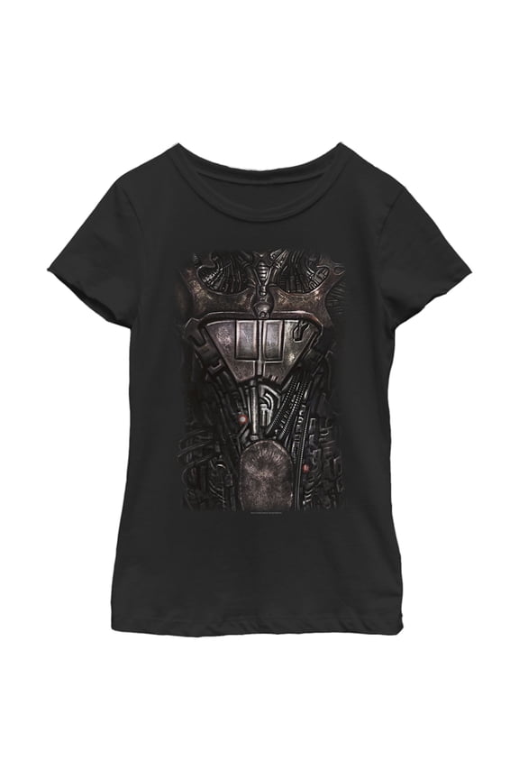 Girl's Star Trek: The Next Generation Borg Armor Graphic Tee Black X Large