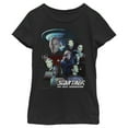 thumbnail image 1 of Girl's Star Trek: The Next Generation Starfleet Classic Color Crew Poster Graphic Tee Black X Large, 1 of 4