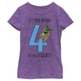 thumbnail image 1 of Girl's Star Wars Boba Fett 4th Birthday Full of Bounty  Graphic T-Shirt, 1 of 4