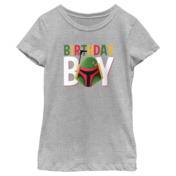 Girl's Star Wars Boba Fett Birthday Boy Graphic T-Shirt