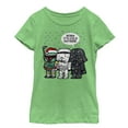 thumbnail image 1 of Girl's Star Wars Boba It's Cold Outside  Graphic Tee Green Apple Large, 1 of 3