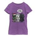 thumbnail image 1 of Girl's Star Wars Boba It's Cold Outside  Graphic Tee Purple Berry X Large, 1 of 3