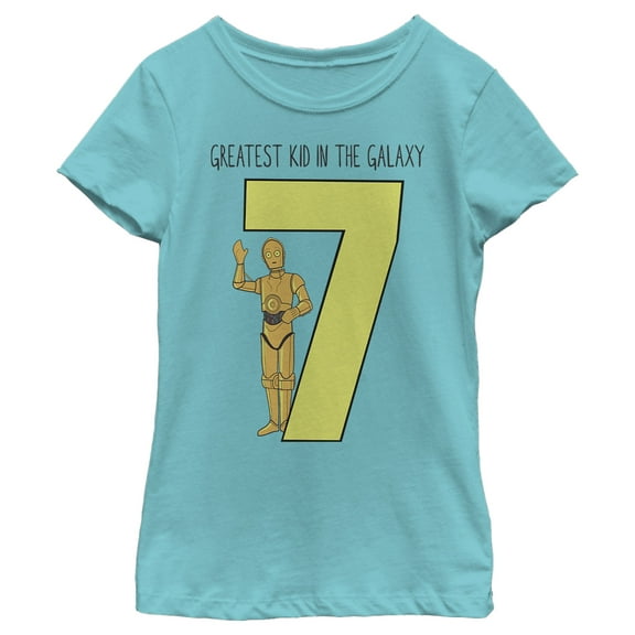 Girl's Star Wars C-3PO Greatest Kid in the Galaxy  Graphic T-Shirt