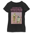 thumbnail image 1 of Girl's Star Wars Droid Buddies  Graphic Tee Black Small, 1 of 3