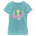 thumbnail image 1 of Girl's Star Wars Easter Egg Rebel Alliance Logo Graphic Tee Tahiti Blue Small, 1 of 4