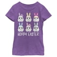 thumbnail image 1 of Girl's Star Wars Easter Stormtroopers With Ears Line Up Poster Graphic Tee Purple Berry Large, 1 of 3