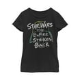 thumbnail image 1 of Girl's Star Wars Empire Strikes Back Crayon Outline  Graphic Tee Black Large, 1 of 3
