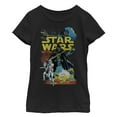 thumbnail image 1 of Girl's Star Wars Galactic Battle Graphic Tee Black Large, 1 of 3
