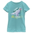 thumbnail image 1 of Girl's Star Wars: Galaxy of Creatures The Tauntaun  Graphic Tee Tahiti Blue Small, 1 of 4