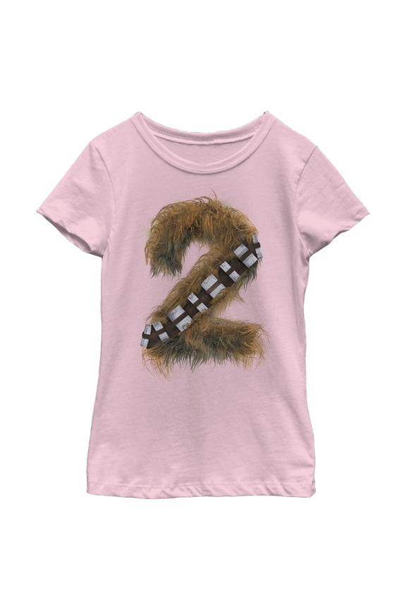 Girl's Star Wars Hairy Chewbacca 2nd Birthday Graphic T-Shirt