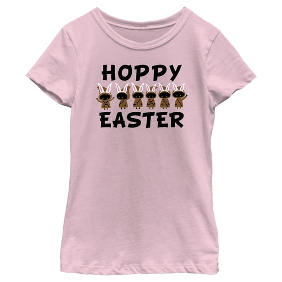 Girl's Star Wars Hoppy Easter From The Jawas Graphic Tee Light Pink X Small