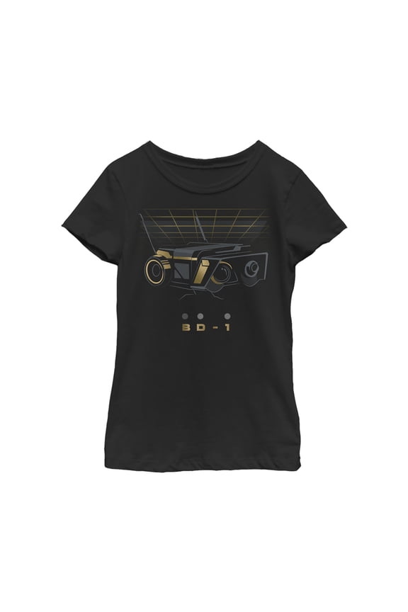 Girl's Star Wars Jedi: Fallen Order BD-1 Droid  Graphic Tee Black Medium