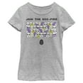thumbnail image 1 of Girl's Star Wars Join The Egg-Pire Easter Poster  Graphic Tee Athletic Heather X Large, 1 of 4