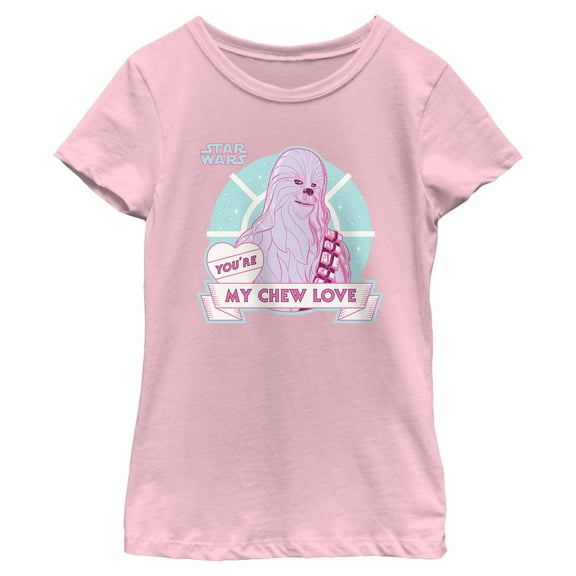 Girl's Star Wars My Chewie Love  Graphic T-Shirt