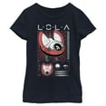 thumbnail image 1 of Girl's Star Wars: Obi-Wan Kenobi Droid Lola  Graphic Tee Navy Blue X Small, 1 of 4