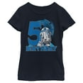 thumbnail image 1 of Girl's Star Wars R2-D2 5th Birthday Graphic T-Shirt, 1 of 4