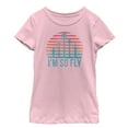 thumbnail image 1 of Girl's Star Wars Resistance Retro I'm So Fly  Graphic Tee Light Pink Medium, 1 of 3