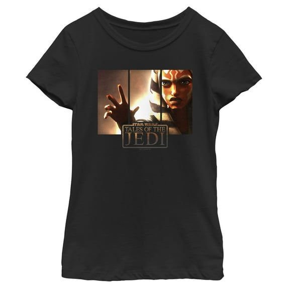 Girl's Star Wars: Tales of the Jedi Ahsoka Tano Use the Force Graphic Tee Black X Small