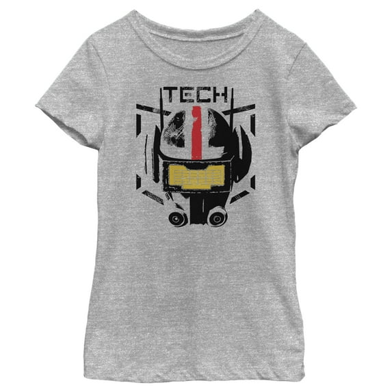Girl's Star Wars: The Bad Batch Tech Graphic Tee Athletic Heather X Small