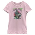 thumbnail image 1 of Girl's Star Wars: The Book of Boba Fett Colorful Logo  Graphic Tee Light Pink Medium, 1 of 4