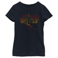 thumbnail image 1 of Girl's Star Wars: The Book of Boba Fett Distressed Retro Star Wars Logo  Graphic Tee Navy Blue X Small, 1 of 4