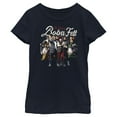 thumbnail image 1 of Girl's Star Wars: The Book of Boba Fett Drash and Skad New Security Team  Graphic Tee Navy Blue Medium, 1 of 4