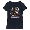 thumbnail image 1 of Girl's Star Wars: The Book of Boba Fett Krrsantan the Wookiee The Twins Protector  Graphic Tee Navy Blue X Large, 1 of 4