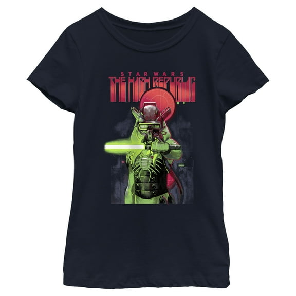 Girl's Star Wars The High Republic Twi'lek of the Nihil Graphic Tee Navy Blue X Small