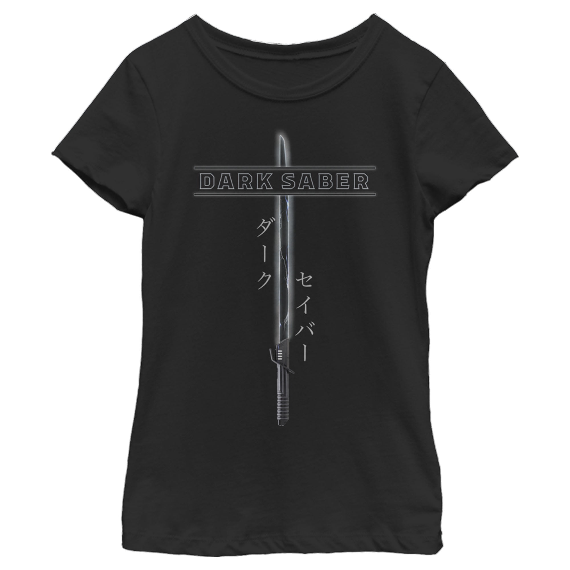 Star Wars The Mandalorian - T-shirt Da Ragazza - Nera - Taglia X-Small - Ufficiale Fifth Sun