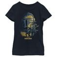 thumbnail image 1 of Girl's Star Wars: The Mandalorian Element of Surprise  Graphic Tee Navy Blue X Large, 1 of 4