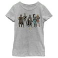 thumbnail image 1 of Girl's Star Wars: The Mandalorian Farewell on Nevarro  Graphic Tee Athletic Heather Large, 1 of 5