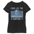 thumbnail image 1 of Girl's Star Wars: The Mandalorian Gideon Hologram Instructions  Graphic Tee Black Small, 1 of 4