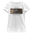 thumbnail image 1 of Girl's Star Wars: The Mandalorian Grogu Considered Armed & Dangerous Meme Graphic Tee White X Large, 1 of 4